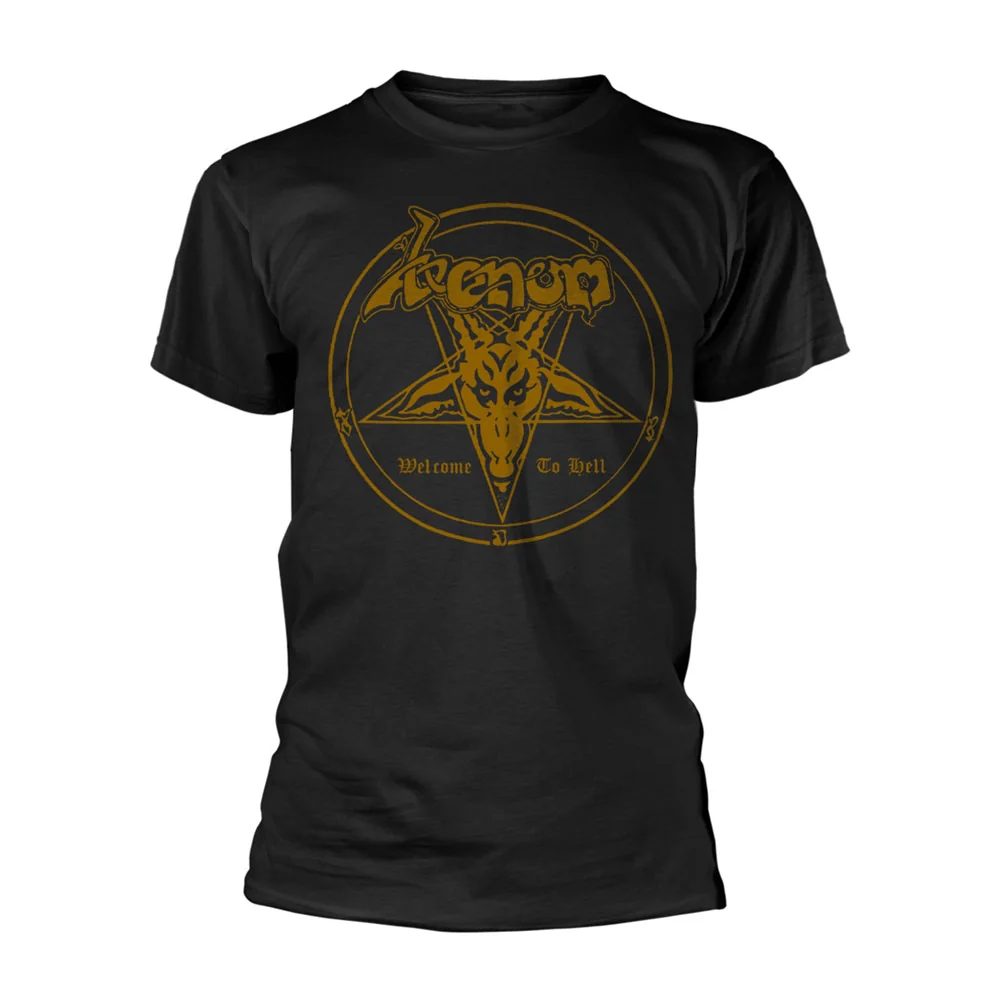 Welcome To Hell (gold) T-shirt