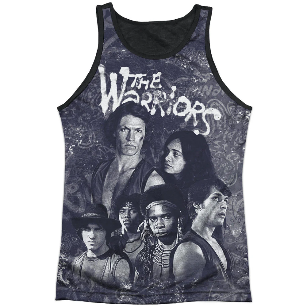 Moody Streets Black Back Mens Tank