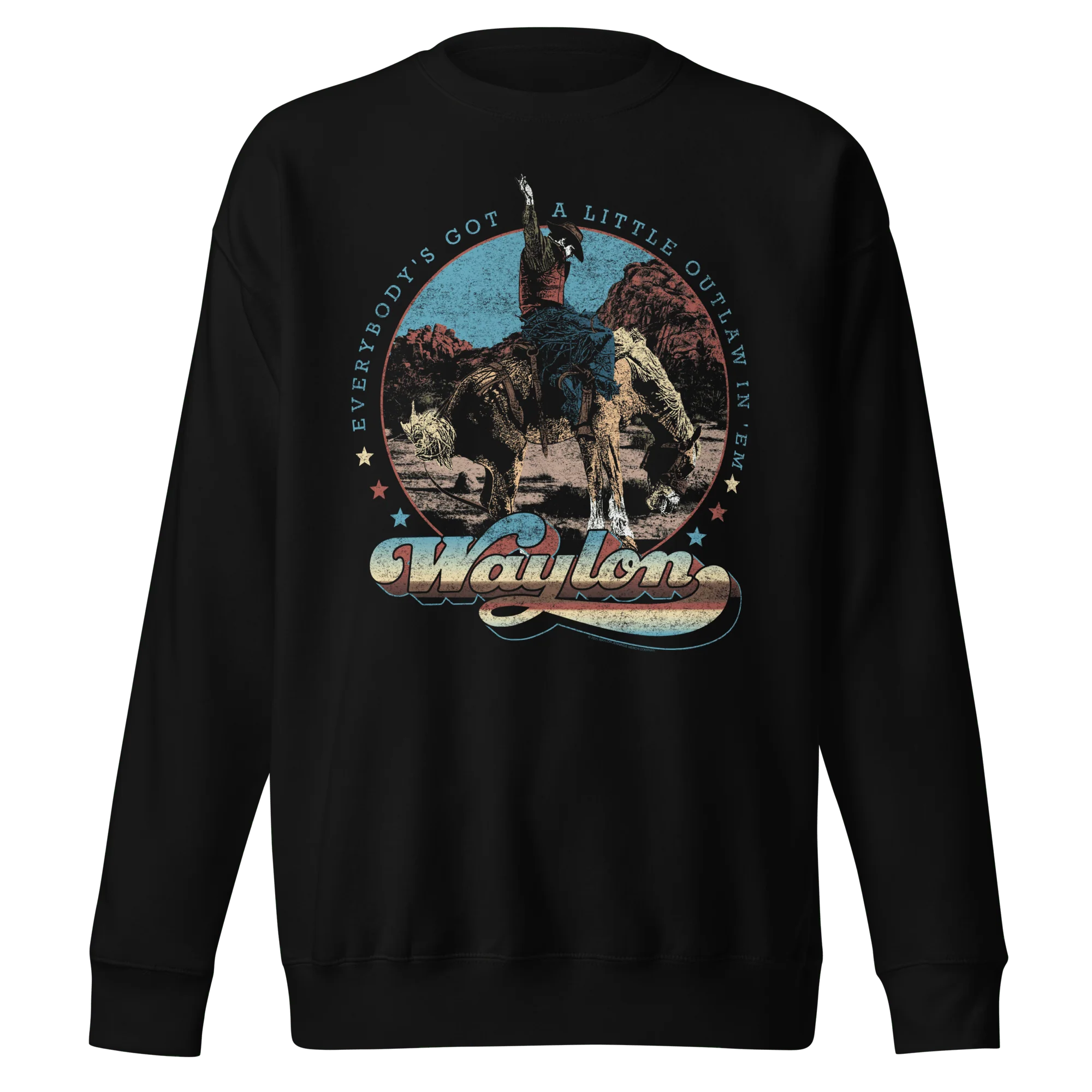 Waylon Jennings - A Little Outlaw in Em Sweatshirt