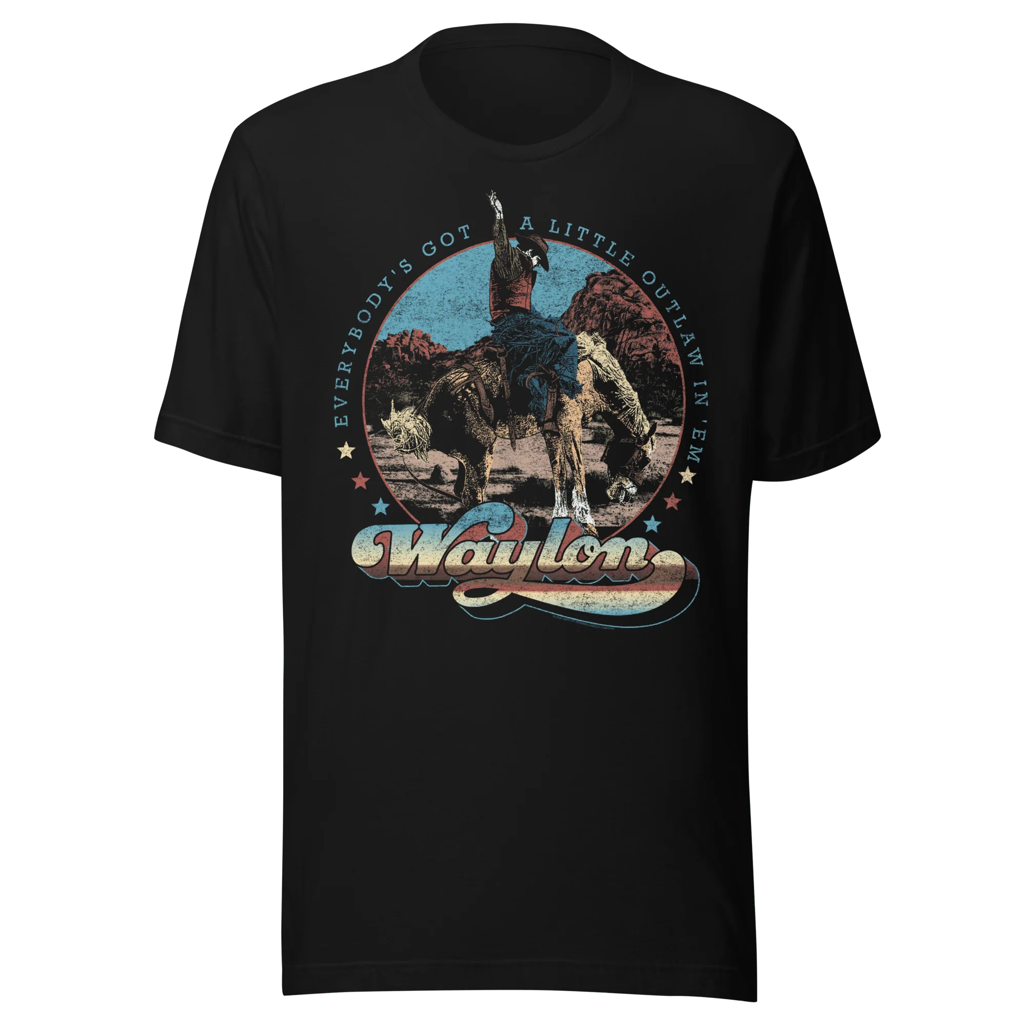 Waylon Jennings - A Little Outlaw in Em T-Shirt