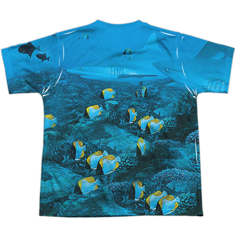 Frenzy Youth 100% Poly Front/Back Print Sublimation T-shirt - Image 2