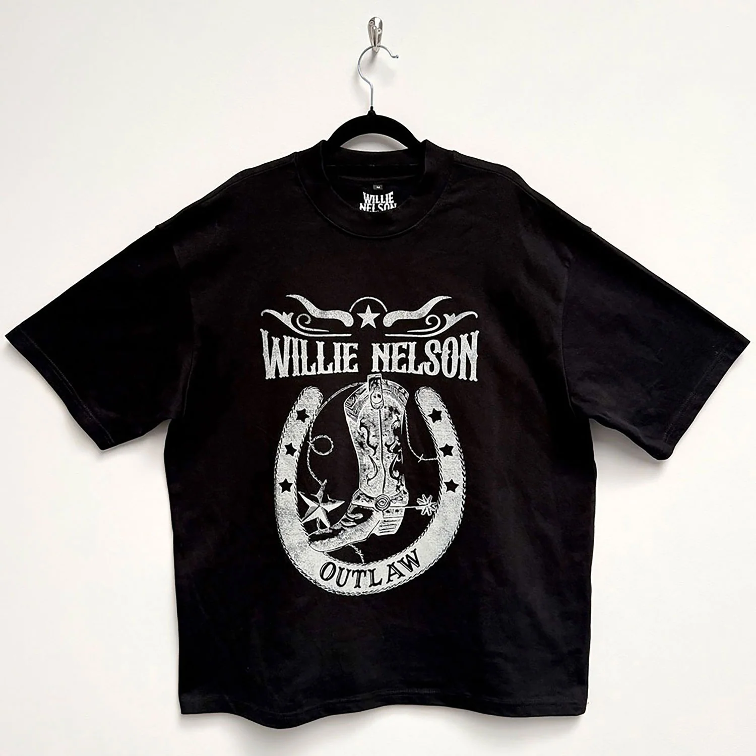 Outlaw Oversized Boxy Tee Vintage T-shirt - Image 2