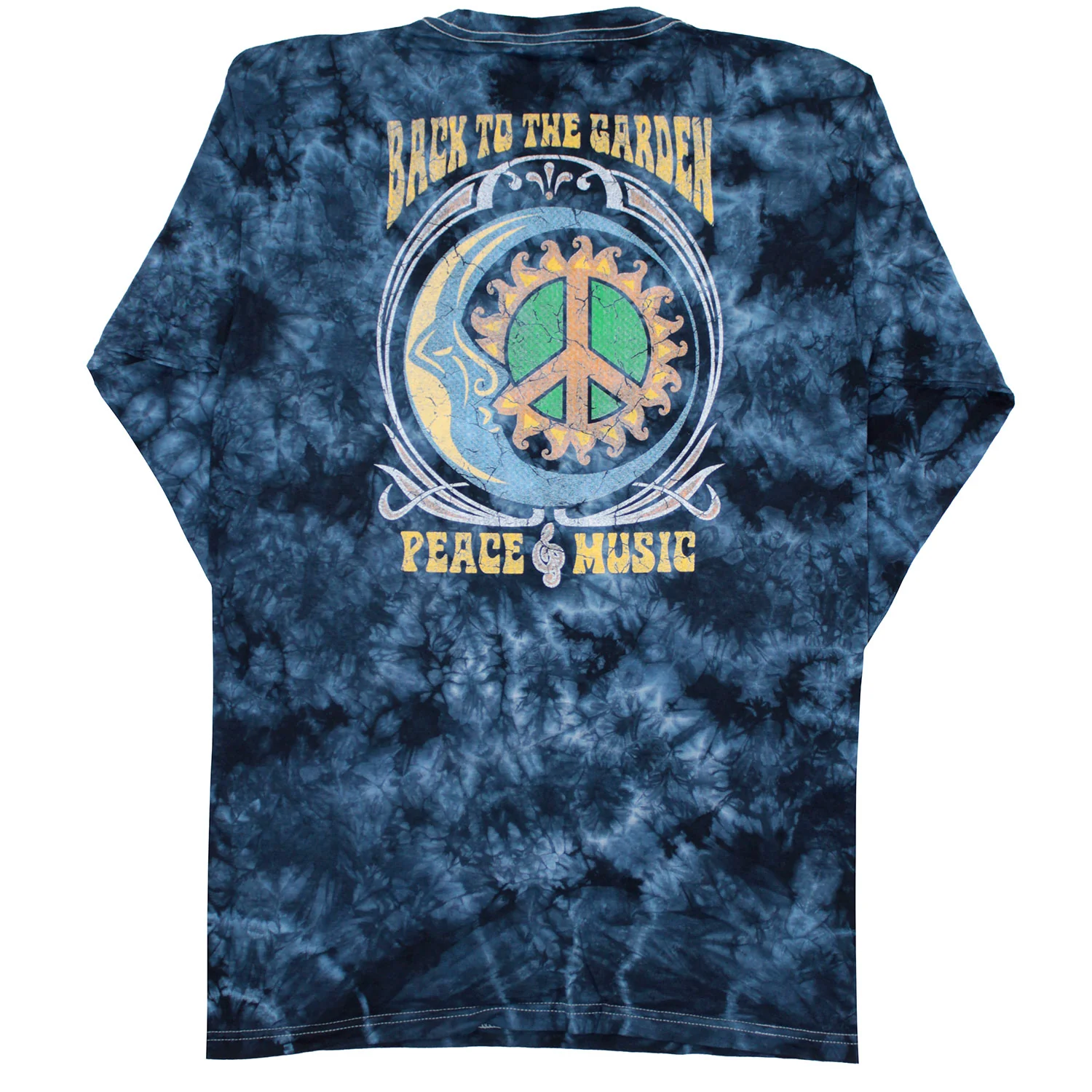 Music & Peace, Love Tie Dye  Long Sleeve - Image 2