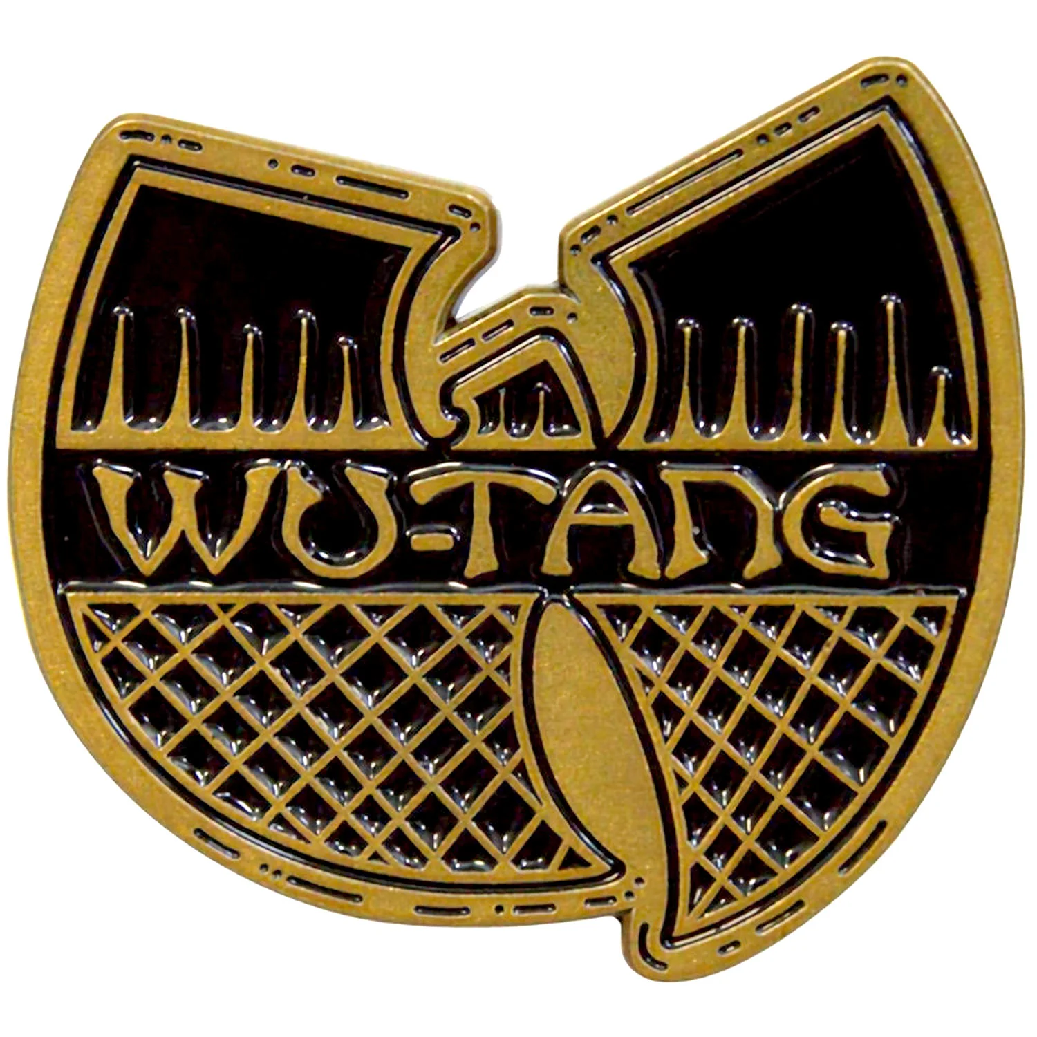 Black & Gold Logo Pewter Pin Badge
