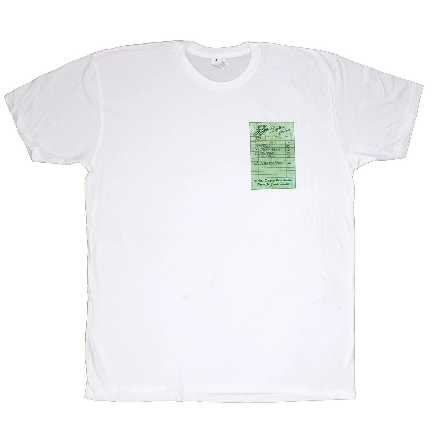 Tex Mex Palace Receipt Logo T-shirt